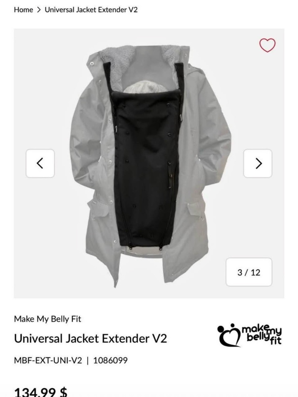 Universal Jacket Extender V2 - Black Insert